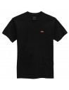 VANS Logo Pecho Izquierdo - Negro/Naranja - Camiseta