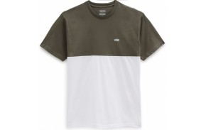 VANS Colorblock - Blanc/Kaki - T-shirt
