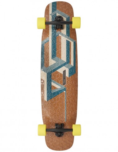 Edge rétro skateboard 22 "deux pieds nus Cruiser complet-différentes couleurs