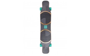 DUSTERS Wanderlust 47" Teal Purple - Longboard Grip