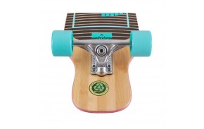 DUSTERS Wanderlust 47" Teal Purple - Longboard Zoom