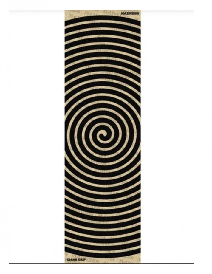 MADNESS Swirl Clear 10" - Black White Grip