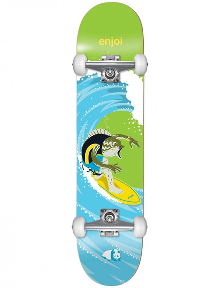 ENJOI Surfts Up 8.25" Green - Complete Skateboard