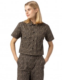 DICKIES Silver Firs - Leopard - Chemise