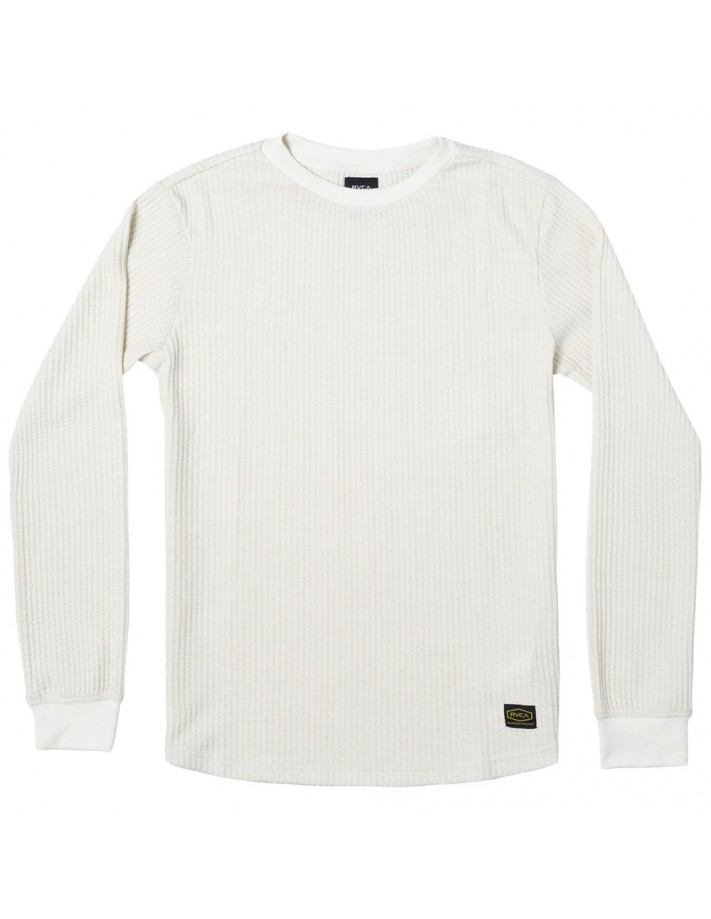 RVCA Day Shift Thermal - Blanc - T-shirt