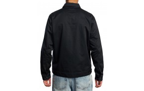 RVCA Day Shift - Black - Jacket from back