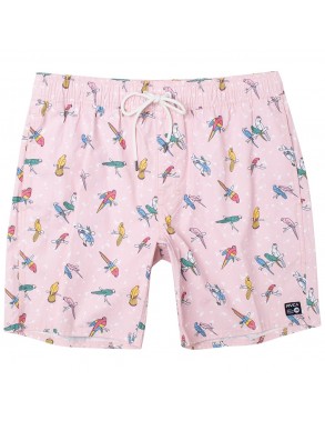 RVCA Lp x Klw - Pink - Short