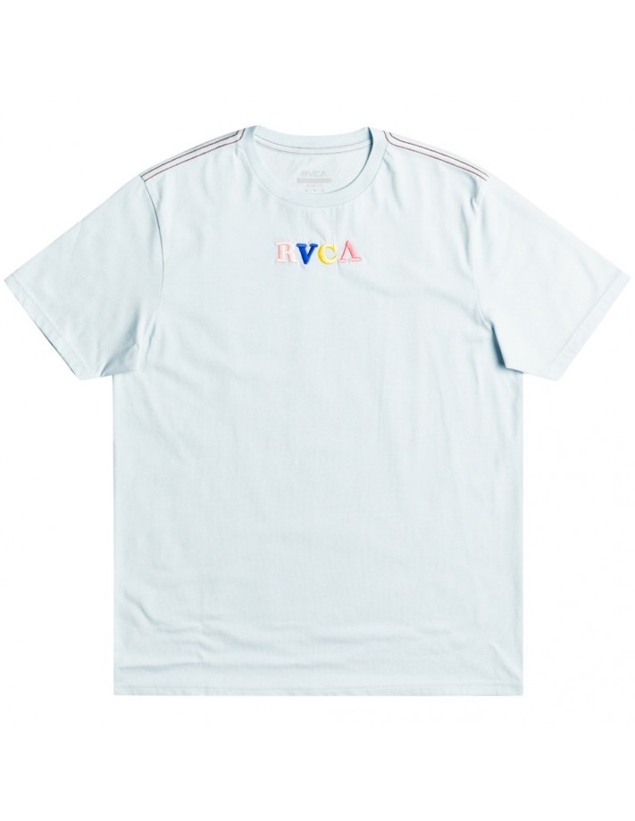 RVCA Skull Club - Sky - T-shirt front