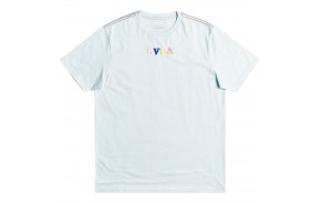 RVCA skull Club - Bleu ciel - T-shirt