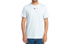 RVCA Skull Club - Sky - T-shirt