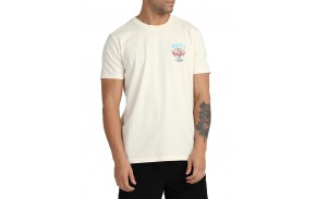 RVCA Lp x klw  - Blanc cassé - T-shirt