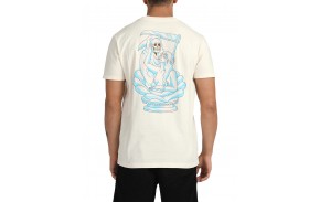 RVCA Lp x klw - Off white - T-shirt from back