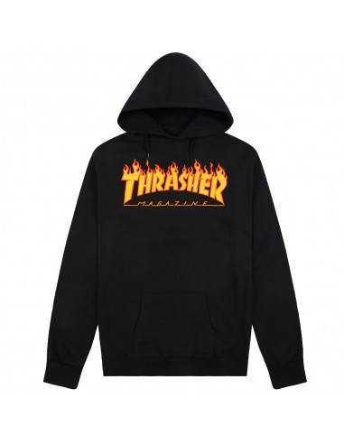 THRASHER Flame - Black - Hoodie Kids