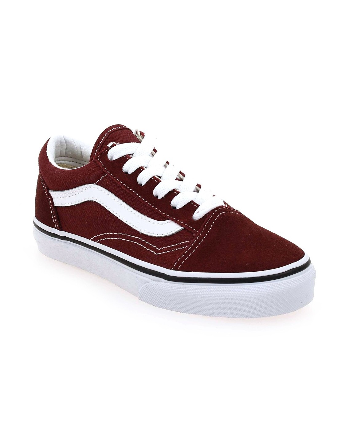 Vans Old Skool - Burgundy/True White - New Star