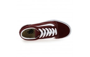 VANS Old Skool Classic Junior - Port royale/True white - Chaussure de Skate - lacets