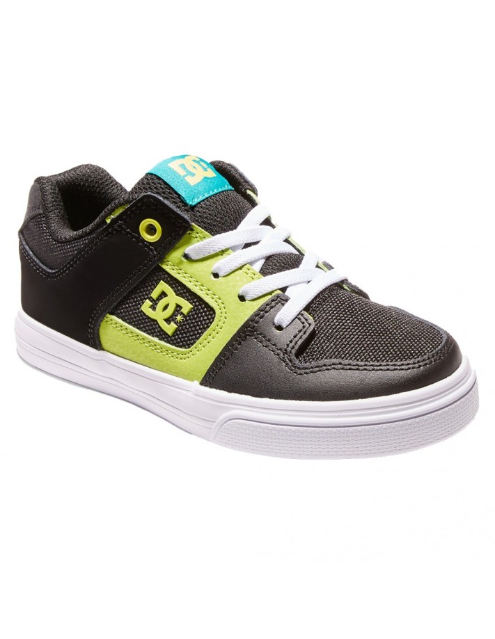 Wijden Leonardoda krab DC SHOES Pure - Grün/Schwarz - Skateschuhe Kinder