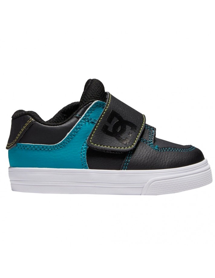 DC Shoes Pure V II - Black/Blue - Kids Skate Shoes