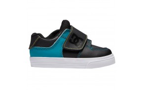 DC Shoes Pure V II - Black/Blue - Kids Skate Shoes