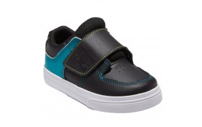 Chaussure de skate pour enfants DC SHOES pure V Bleu - scratch