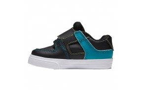 DC Shoes Pure V II - Black/Blue - Kids Skate Shoes from the side