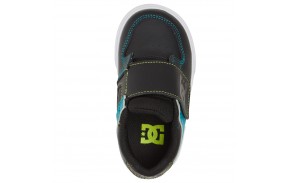 DC Shoes Pure V II - Black/Blue - Kids Skate Shoes from above