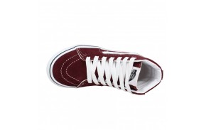 VANS Old Skool Hi Junior  - Port royale/True white - Skate Shoes from above