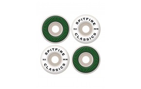 Roues de skate SPITFIRE Classics 52mm verte