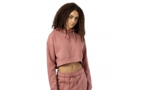 DICKIES Oakport Cropped - Rose - Sweat à Capuche vue de face