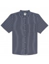 ELEMENT Daily - Indigo Strip - Korte Mouw Shirt