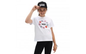 VANS Candy Rush - Blanc - T-shirt vue porté de devant