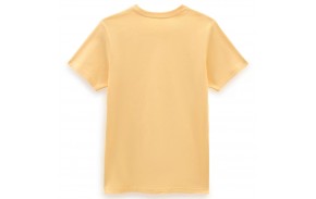 VANS Left Chest Logo - Flax - T-shirt from back