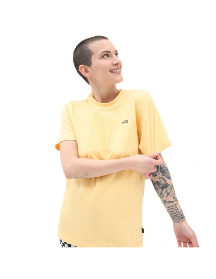 VANS Left Chest Logo - Flax - T-shirt