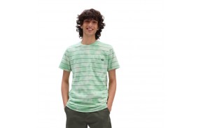 VANS Checkerstripe II - Celadon Green/ Tie Dye - T-shirt vue de face