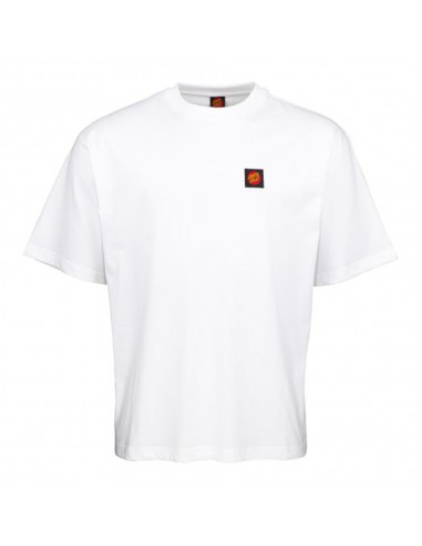SANTA CRUZ Classic Label - White - T-shirt from front