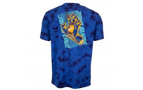 SANTA CRUZ Split Stripe Hand - Royal Cloud Dye - T-shirt arriere