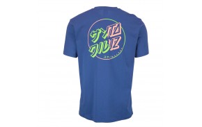 SANTA CRUZ Divide Dot - Navy - T-shirt dos