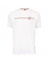 SANTA CRUZ Opus Dot Stripe - Bianco seppia - T-shirt