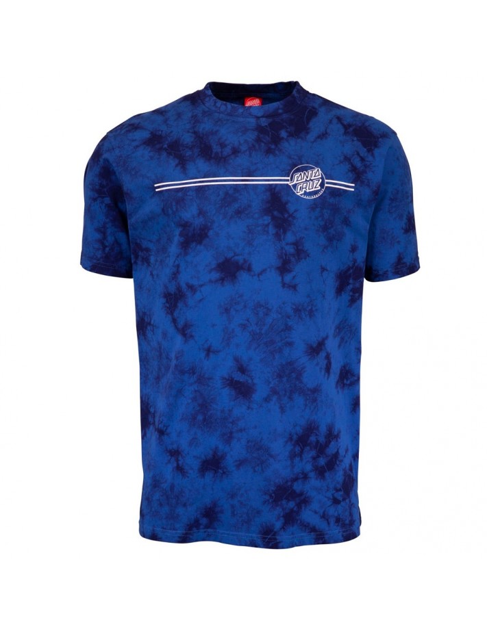 SANTA CRUZ Opus Dot Strip - Royal Cloud Dye - T-shirt