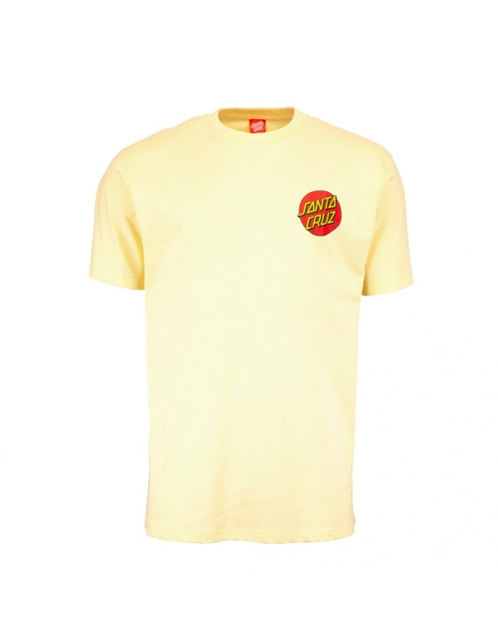 SANTA CRUZ Classic Dot Chest - Butter - T-shirt