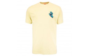 SANTA CRUZ Screaming Hand Chest - Butter - T-shirt