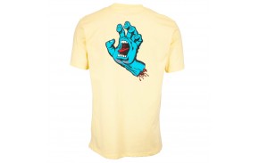 SANTA CRUZ Screaming Hand Chest - Butter - T-shirt de dos