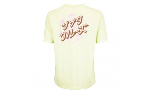 SANTA CRUZ Japanese Optical Dot - Aloe Green - T-shirt  from back