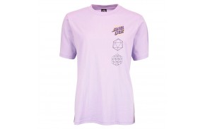 SANTA CRUZ Japanese Optical Dot - Lilac - T-shirt vue de face