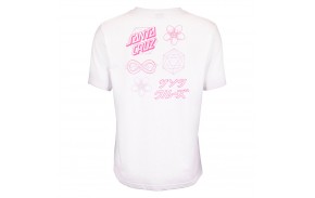 SANTA CRUZ Infinity - Blanc - T-shirt vue de dos