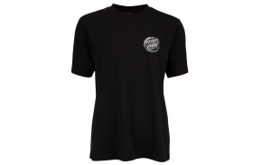 SANTA CRUZ Split Strip Wave Dot - Noir - T-shirt