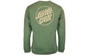 SANTA CRUZ Opus Dot Strip - Vintage Ivy - Crewneck back