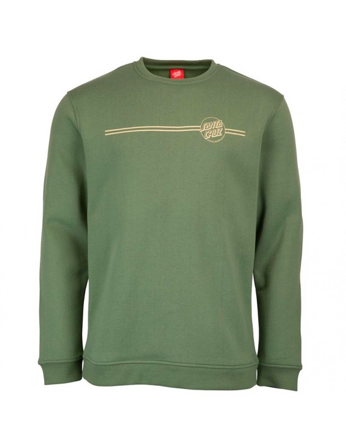 SANTA CRUZ Opus Dot Strip - Vintage Ivy - Crewneck