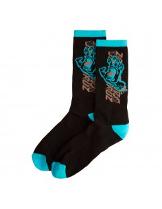 SANTA CRUZ Split Strip Hand - Black - Socks