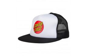 SANTA CRUZ Classic Dot - Blanc / Noir - Casquettes