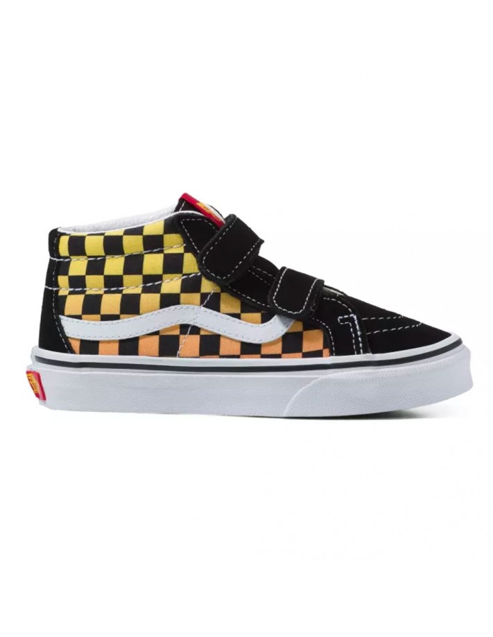 Vans mid store tops kids yellow